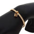 Lockit Half Pave Bracelet 18K Rose Gold with Diamond