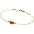 Sweet Alhambra Bracelet 18K Rose Gold and Carnelian