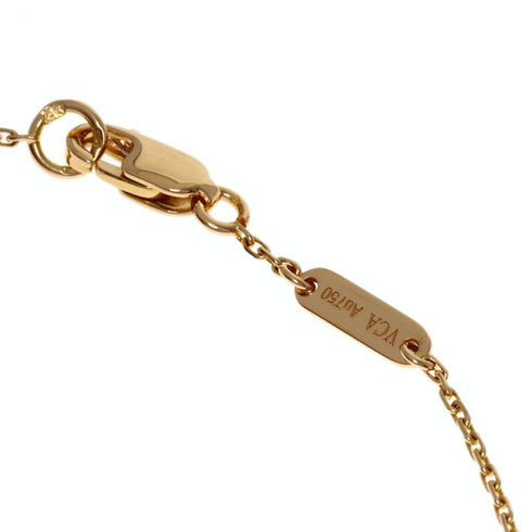 Sweet Alhambra Bracelet 18K Rose Gold and Carnelian