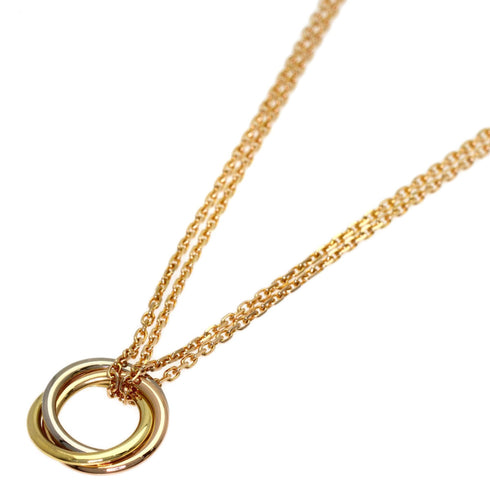 Trinity Pendant Necklace 18K Tricolor Gold