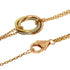 Trinity Pendant Necklace 18K Tricolor Gold