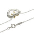 Pendant Necklace Sterling Silver and 18K Yellow Gold