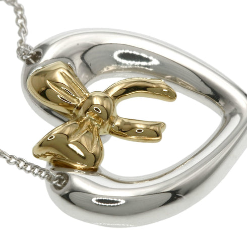 Pendant Necklace Sterling Silver and 18K Yellow Gold