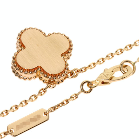 Vintage Alhambra Pendant Necklace 18K Rose Gold