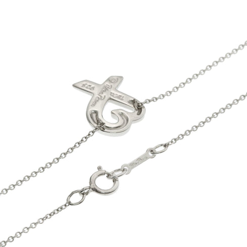 Loving Heart Pendant Necklace Sterling Silver