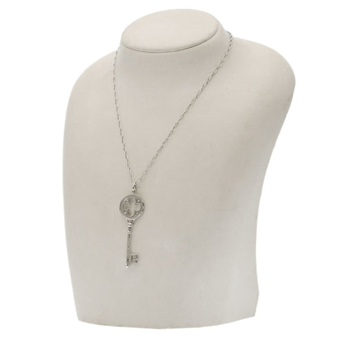 Pendant Necklace 18K White Gold With Diamond