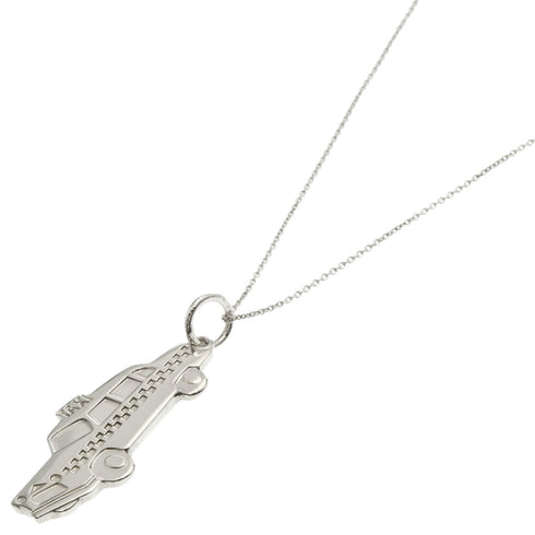 Vintage Pendant Necklace Sterling Silver