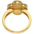 Vintage Alhambra Ring 18K Yellow Gold and Malachite
