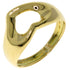 Open Heart Ring 18K Yellow Gold