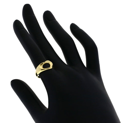 Open Heart Ring 18K Yellow Gold