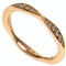 Camellia Half Diamond Ring 18K Rose Gold with Diamond