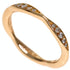 Camellia Half Diamond Ring 18K Rose Gold with Diamond