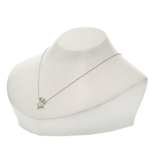Loving Heart Pendant Necklace Sterling Silver