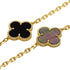 Alhambra Pendant Necklace 18K Yellow Gold and Onyx
