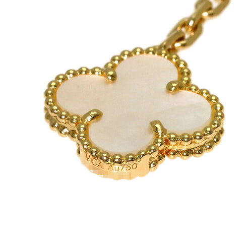 Alhambra Pendant Necklace 18K Yellow Gold and Onyx