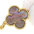 Alhambra Pendant Necklace 18K Yellow Gold and Onyx