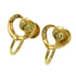 Open Heart Earrings 18K Yellow Gold 9.9mm 18K Yellow Gold
