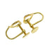 Open Heart Earrings 18K Yellow Gold 9.9mm 18K Yellow Gold