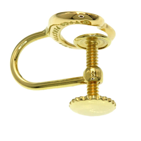 Open Heart Earrings 18K Yellow Gold 9.9mm 18K Yellow Gold
