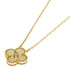 Vintage Alhambra Pendant Necklace 18K Yellow Gold