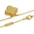 Vintage Alhambra Pendant Necklace 18K Yellow Gold