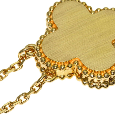 Vintage Alhambra Pendant Necklace 18K Yellow Gold