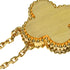 Vintage Alhambra Pendant Necklace 18K Yellow Gold