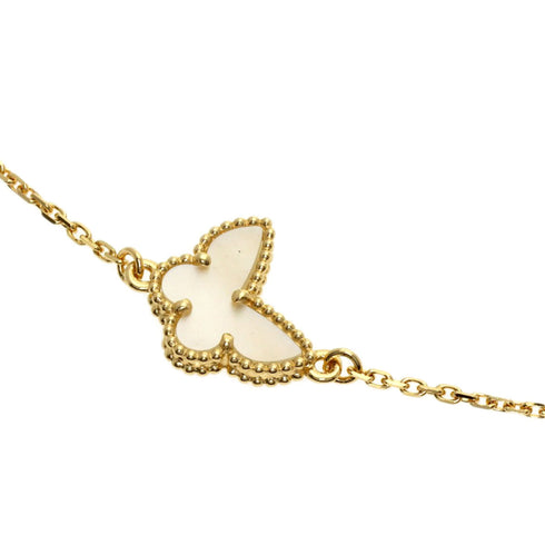 Sweet Papillon Bracelet 18K Yellow Gold with Shell
