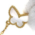 Sweet Papillon Bracelet 18K Yellow Gold with Shell