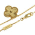 Vintage Alhambra Pendant Necklace 18K Yellow Gold