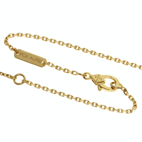 Vintage Alhambra Pendant Necklace 18K Yellow Gold