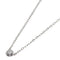 Pendant Necklace 18K White Gold with Diamond
