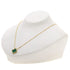 Vintage Alhambra Pendant Necklace 18K Yellow Gold and Malachite