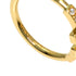 T Wire Ring 18K Yellow Gold with Diamond