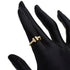 T Wire Ring 18K Yellow Gold with Diamond