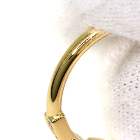 T Wire Ring 18K Yellow Gold with Diamond