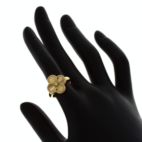 Vintage Alhambra Ring 18K Yellow Gold