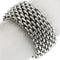 Somerset Mesh Ring Sterling Silver