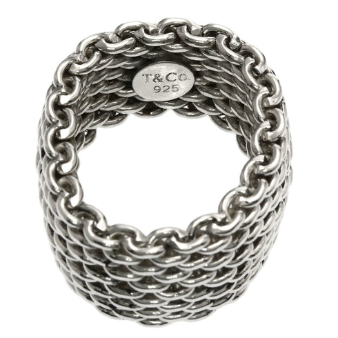 Somerset Mesh Ring Sterling Silver