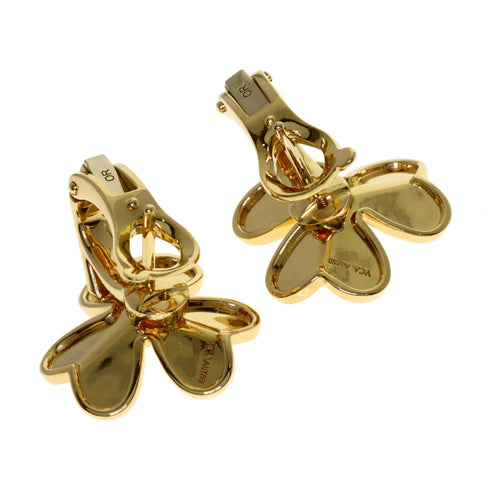 Frivole Earrings 18K Yellow Gold Small with Diamond 18K Yellow Gold