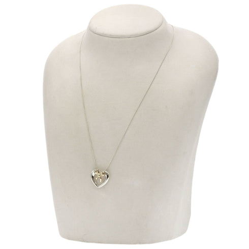 Pendant Necklace Sterling Silver and 18K Yellow Gold