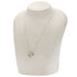 Pendant Necklace Sterling Silver and 18K Yellow Gold