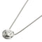 Initial M Pendant Necklace Sterling Silver