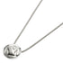 Initial M Pendant Necklace Sterling Silver