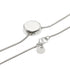 Initial M Pendant Necklace Sterling Silver