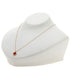 Sweet Alhambra Pendant Necklace 18K Rose Gold and Carnelian