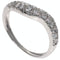 Band Ring 18K White Gold with Diamond