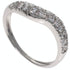 Band Ring 18K White Gold with Diamond