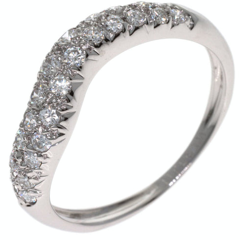 Band Ring 18K White Gold with Diamond