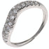 Band Ring 18K White Gold with Diamond